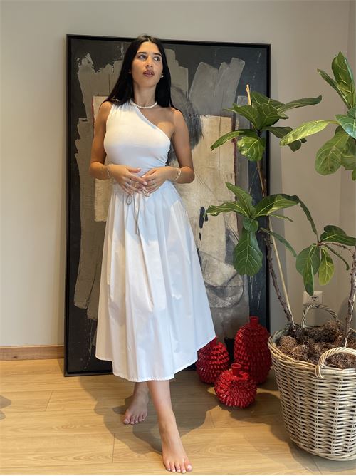 Gonna midi in cotone DIECI MINUTI | 115322